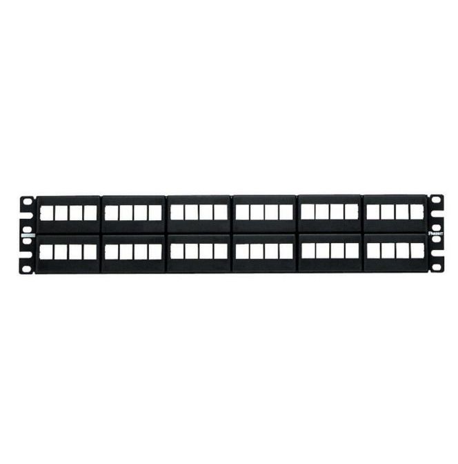 PATCH PANEL 48 PUERTOS MODULAR NET KEY 2 UR NKFP48Y | IESA